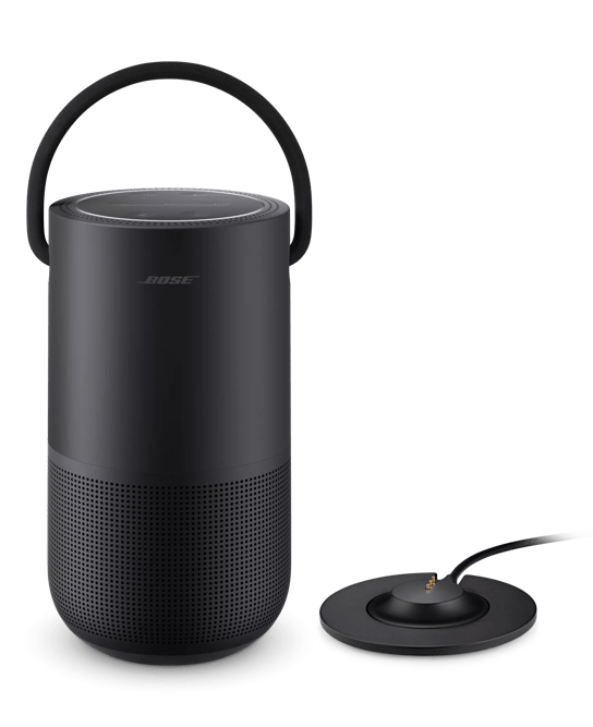Portable Smart Speaker + Charging Cradle Set tdt